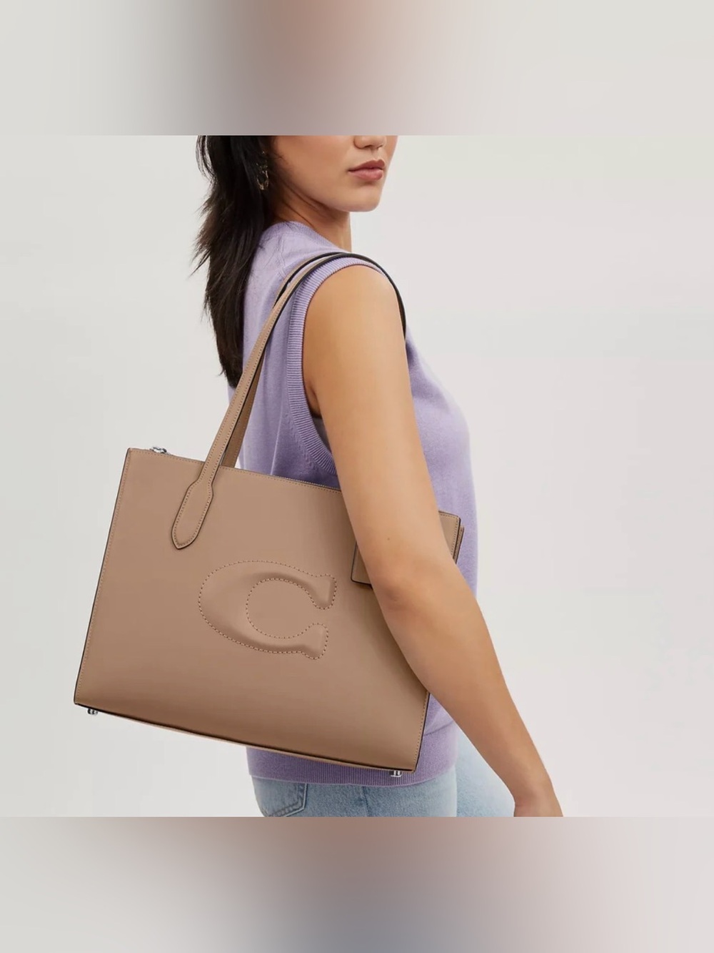 Coach “Nina” Tote Like New